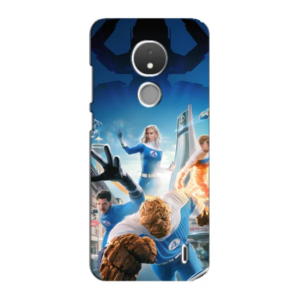 Чехол с принтом «Герои Фантастическая Четверка» для Nokia C21 Чехол с принтом «Герои Фантастическая Четверка» для Nokia C21
