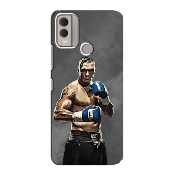 Чехол с принтом «Александр Усик» для Nokia C22 Чехол с принтом «Александр Усик» для Nokia C22