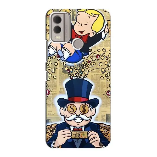 Чехол с принтом «Монополия Мен» для Nokia C22 Чехол с принтом «Монополия Мен» для Nokia C22