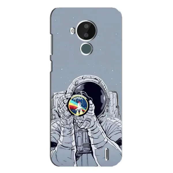Чехол с принтом «Космонавт фото» для Nokia C30 Чехол с принтом «Космонавт фото» для Nokia C30