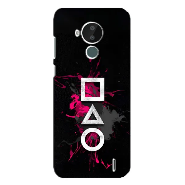 Чехол с принтом «Символы Игра кальмара» для Nokia C30