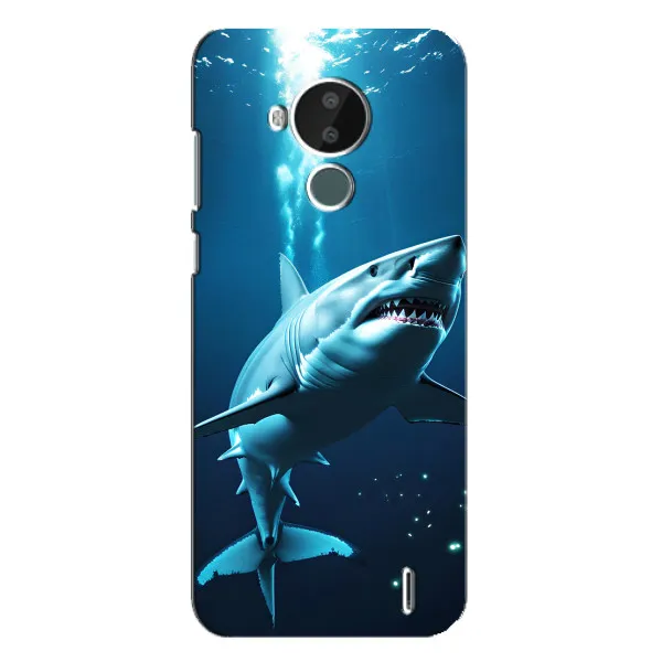 Чехол с принтом «Акула под водой» для Nokia C30