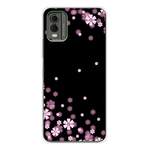 Чехол с принтом «Цветочки маленькие» для Nokia C32 Чехол с принтом «Цветочки маленькие» для Nokia C32