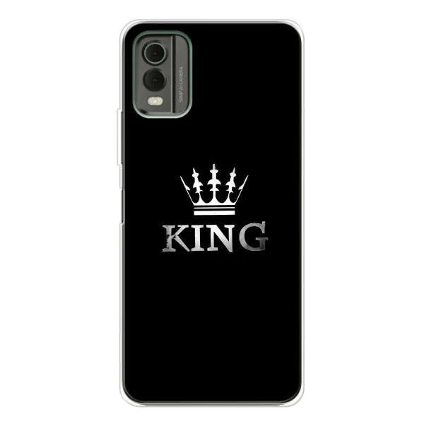 Чехол с принтом «KING» для Nokia C32 Чехол с принтом «KING» для Nokia C32