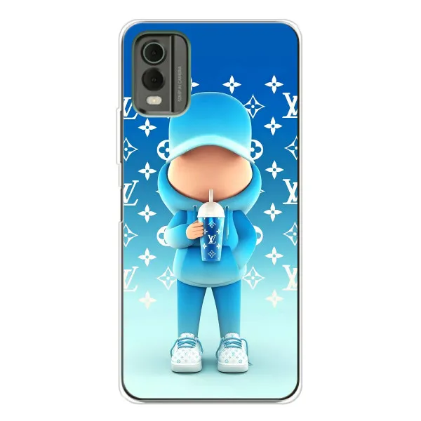 Чехол с принтом «Парень LV» для Nokia C32 Чехол с принтом «Парень LV» для Nokia C32