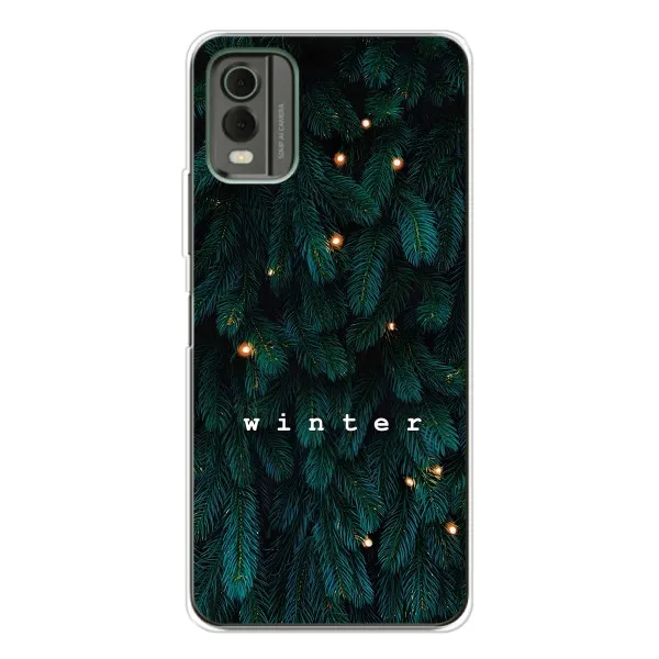 Чехол с принтом «Winter» для Nokia C32 Чехол с принтом «Winter» для Nokia C32