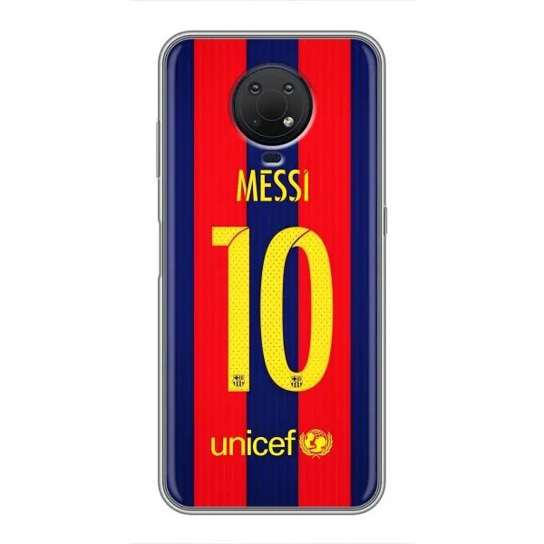 Чехол с принтом «Messi Barca 10» для Nokia G10