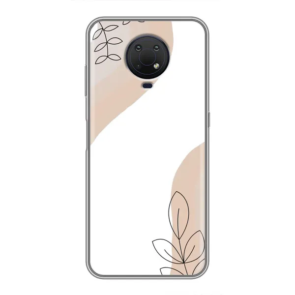 Чехол с принтом «Нюдовая веточка абстракция» для Nokia G10 Чехол с принтом «Нюдовая веточка абстракция» для Nokia G10
