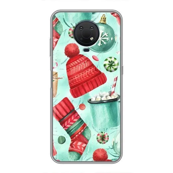 Чехол с принтом «Одежда НГ» для Nokia G10