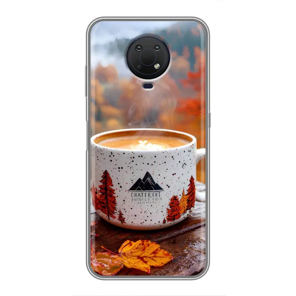 Чехол с принтом «Кофе на природе» для Nokia G10