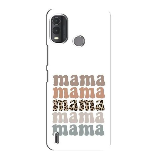 Чехол с принтом «Текстовый коллаж мама» для Nokia G11 Plus