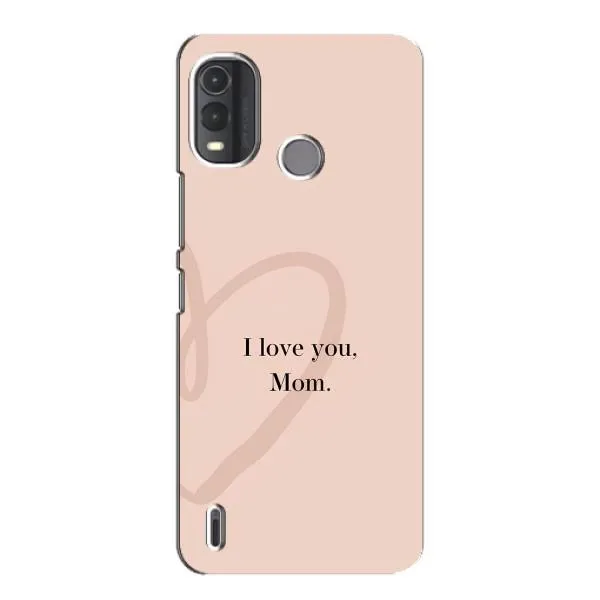 Чехол с принтом «Сердце маме» для Nokia G11 Plus