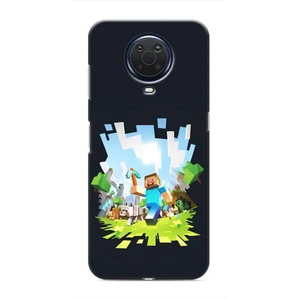 Чехол с принтом «персонажи Minecraft» для Nokia G20
