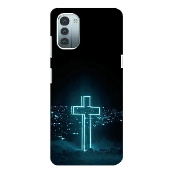 Чехол с принтом «Крест и город» для Nokia G21