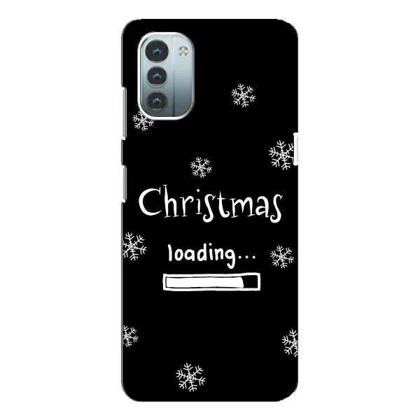 Чехол с принтом «Christmas loading» для Nokia G21