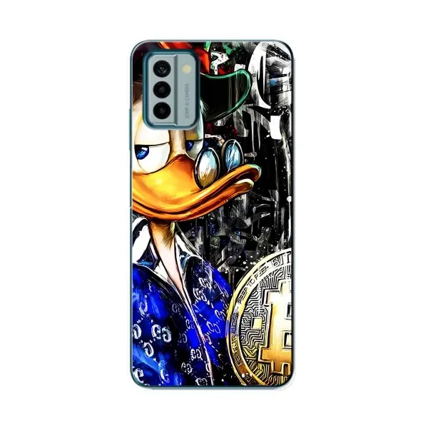 Чехол с принтом «Биткойн Скрудж» для Nokia G22