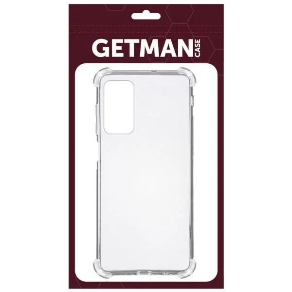 TPU чехол GETMAN Ease logo усиленные углы для Nokia G42 — Прозрачный — фото 2