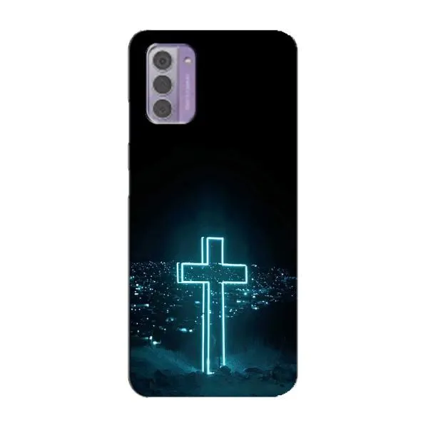 Чехол с принтом «Крест и город» для Nokia G42