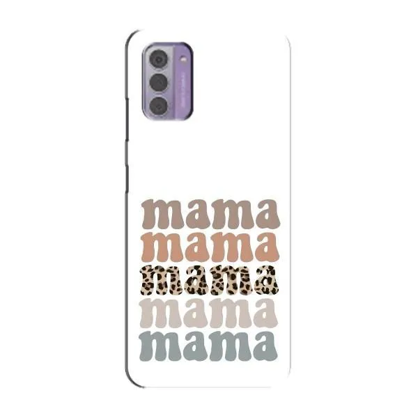 Чехол с принтом «Текстовый коллаж мама» для Nokia G42