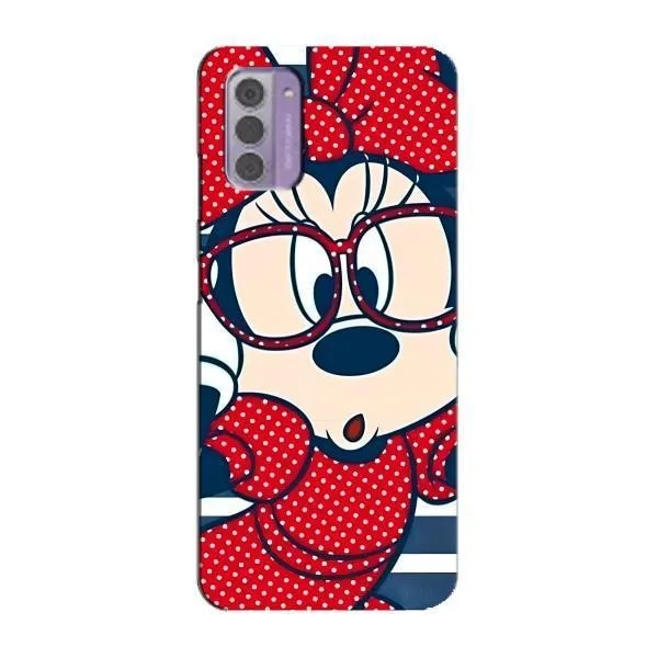 Чехол с принтом «Маус в очках» для Nokia G42