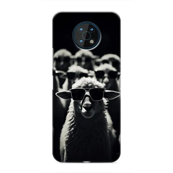 Чехол с принтом «Овечка в очках» для Nokia G50 Чехол с принтом «Овечка в очках» для Nokia G50