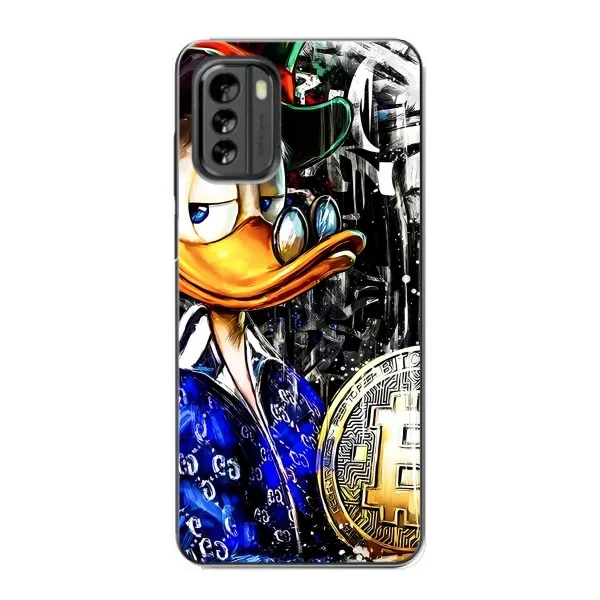 Чехол с принтом «Биткойн Скрудж» для Nokia G60
