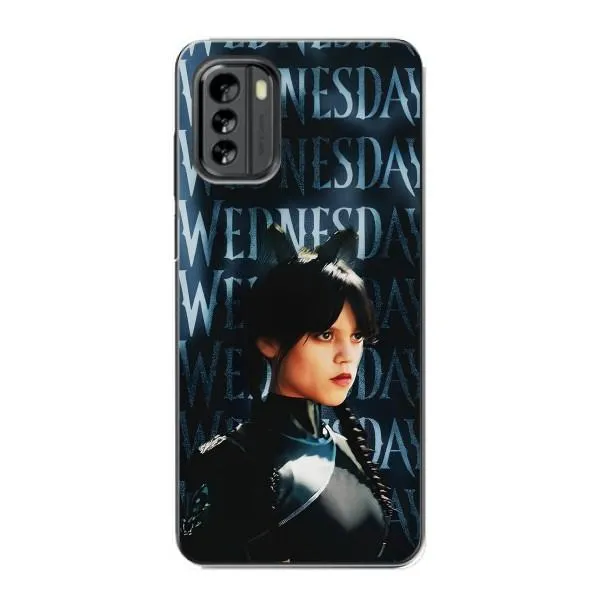 Чехол с принтом «Уэнздей кошка» для Nokia G60