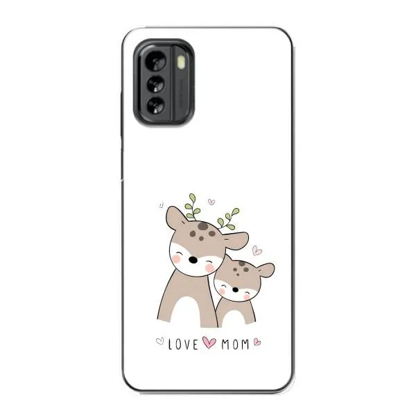 Чехол с принтом «Оленята мама и малыш» для Nokia G60 Чехол с принтом «Оленята мама и малыш» для Nokia G60
