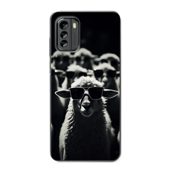 Чехол с принтом «Овечка в очках» для Nokia G60 Чехол с принтом «Овечка в очках» для Nokia G60