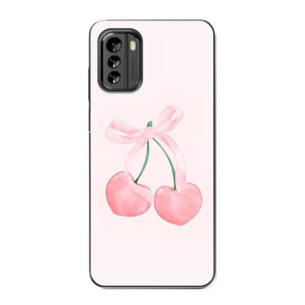 Чехол с принтом «Розовые вишни» для Nokia G60
