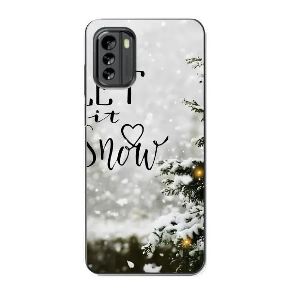 Чехол с принтом «Let it snow» для Nokia G60 Чехол с принтом «Let it snow» для Nokia G60