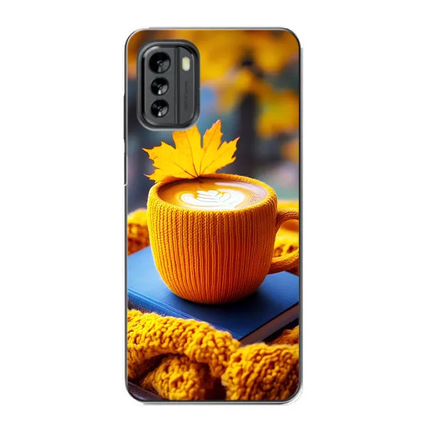 Чехол с принтом «Кофе на желтом пледе» для Nokia G60 Чехол с принтом «Кофе на желтом пледе» для Nokia G60
