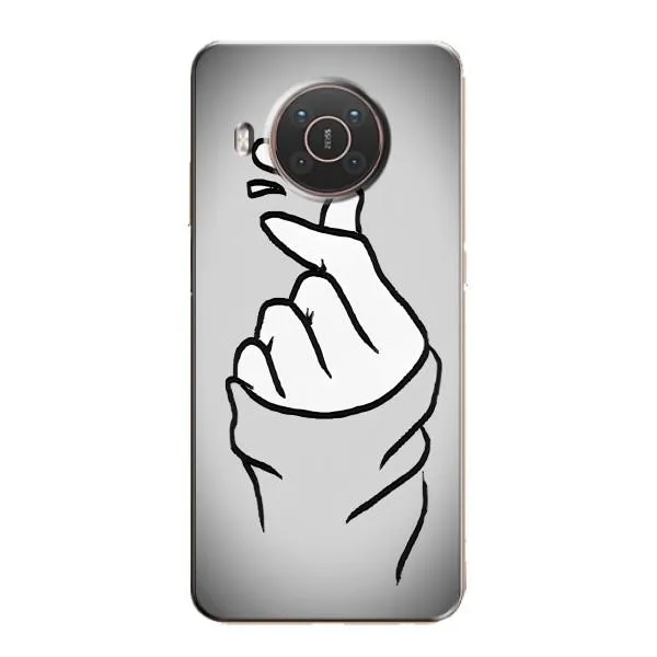Чехол с принтом «Значок Love» для Nokia X10
