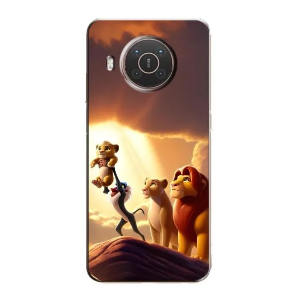 Чехол с принтом «Симба на презентации» для Nokia X10
