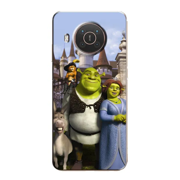 Чехол с принтом «Сказочные герои Шрека» для Nokia X10