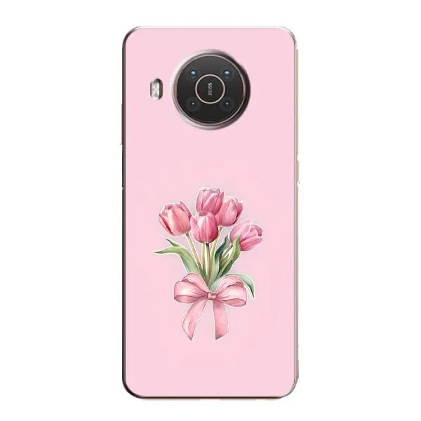 Чехол с принтом «Букет цветов» для Nokia X10