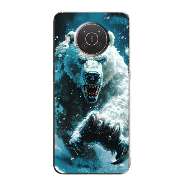 Чехол с принтом «Полярный медведь» для Nokia X20