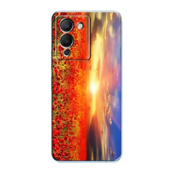 Чехол с принтом «Поле тюльпанов» для Infinix Note 12 (G96)