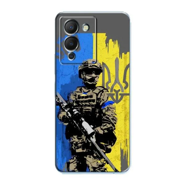Чехол с принтом «АРТ солдат» для Infinix Note 12 (G96)