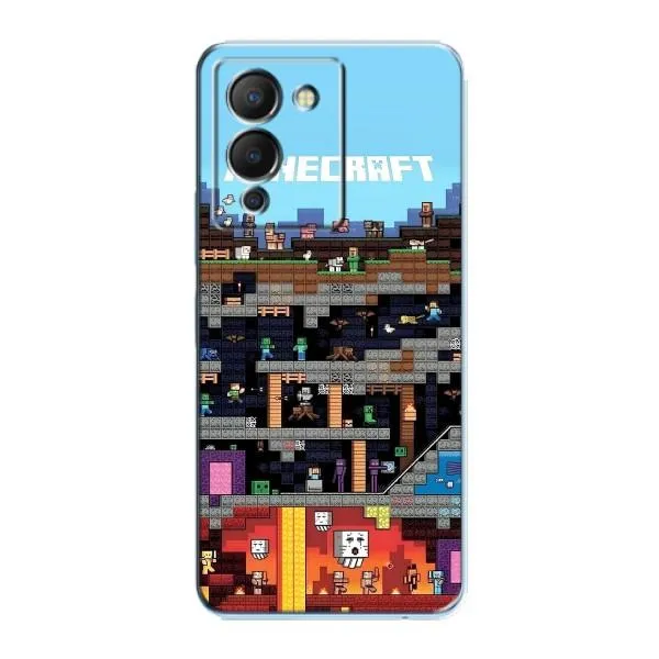 Чехол с принтом «фон Minecraft» для Infinix Note 12 (G96) Чехол с принтом «фон Minecraft» для Infinix Note 12 (G96)