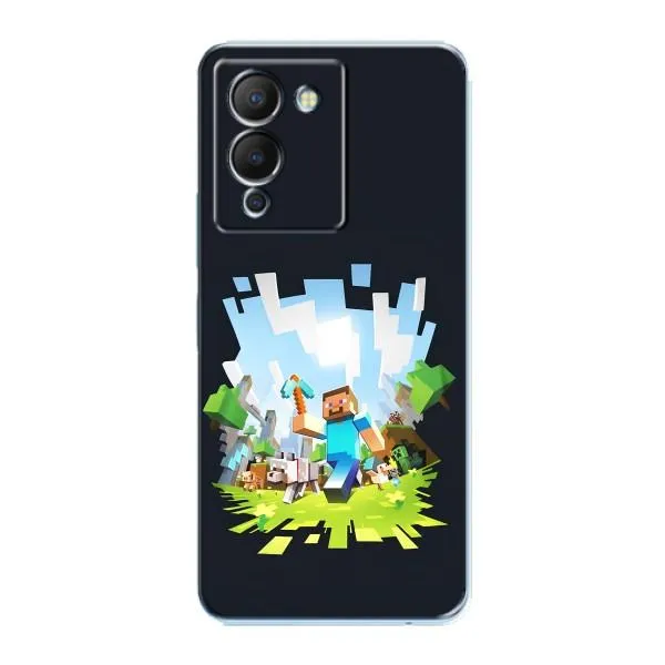 Чехол с принтом «персонажи Minecraft» для Infinix Note 12 (G96) Чехол с принтом «персонажи Minecraft» для Infinix Note 12 (G96)