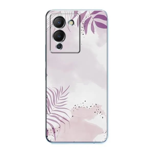 Чехол с принтом «Фиолетовые листья» для Infinix Note 12 (G96)