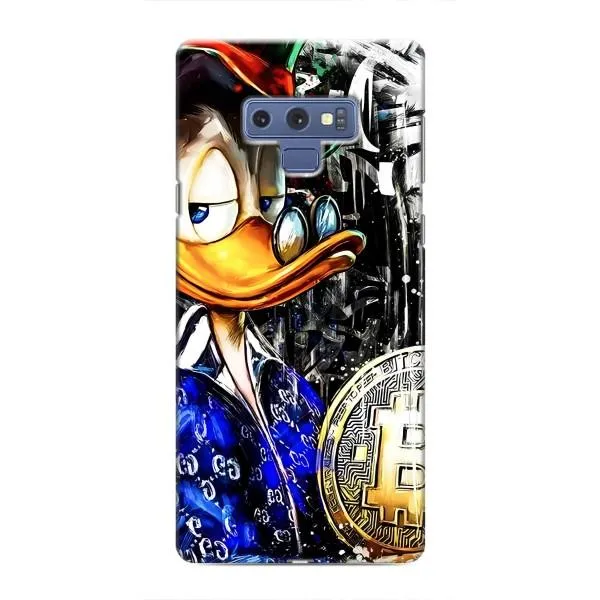 Чехол с принтом «Биткойн Скрудж» для Samsung Galaxy Note 9