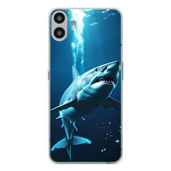 Чехол с принтом «Акула под водой» для Nothing CMF Phone 1