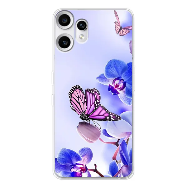 Чехол с принтом «Бабочка на цветочке» для Nothing CMF Phone 2 Pro