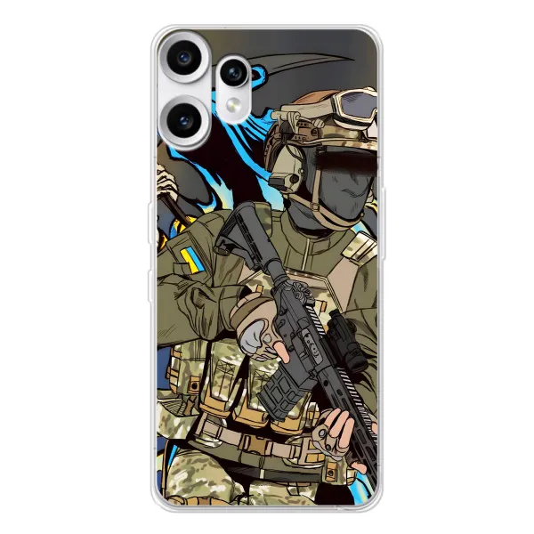 Чехол с принтом «Воин ВСУ» для Nothing CMF Phone 2 Pro Чехол с принтом «Воин ВСУ» для Nothing CMF Phone 2 Pro