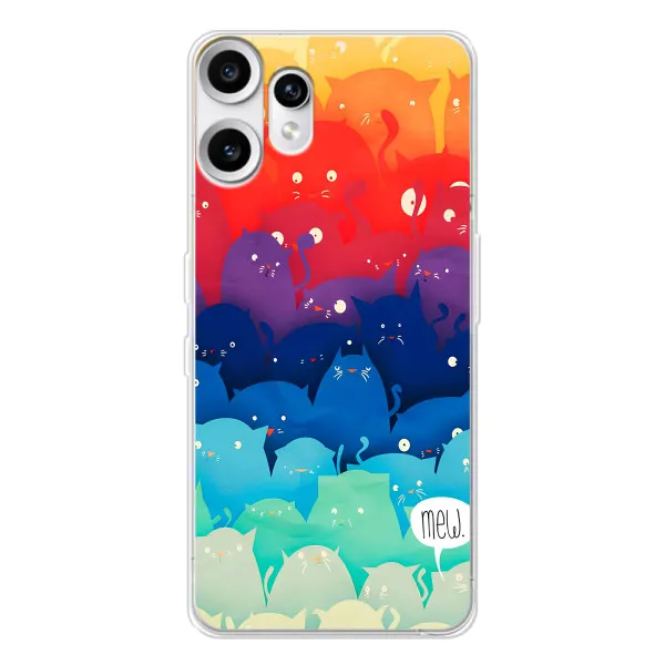 Чехол с принтом «Mew» для Nothing CMF Phone 2 Pro
