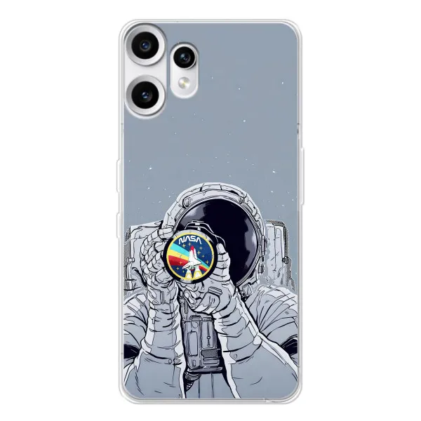 Чехол с принтом «Космонавт фото» для Nothing CMF Phone 2 Pro Чехол с принтом «Космонавт фото» для Nothing CMF Phone 2 Pro