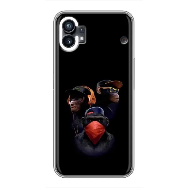 Чехол с принтом «Три обезьяны» для Nothing Phone 1 Чехол с принтом «Три обезьяны» для Nothing Phone 1