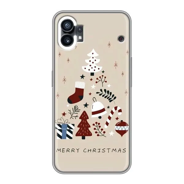 Чехол с принтом «Merry Christmas» для Nothing Phone 1